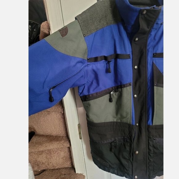 VTG The North Face Steep Tech Scot Schmidt Ski Jacket Mens XL Black Blue Gray - Picture 2 of 14